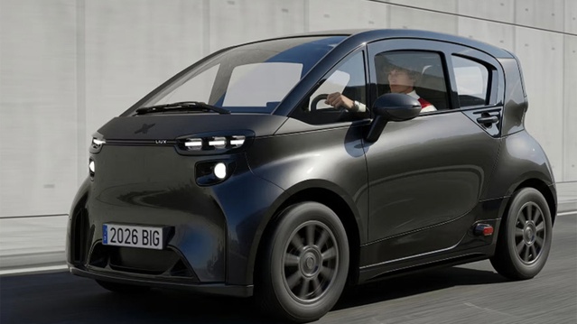 Lüks Big, keten bazlı biyokompozit gövdesiyle Avrupa'nın küçük elektrikli otomobil pazarına farklı tasarım sunuyor