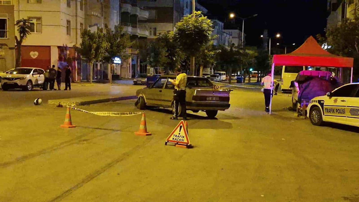 Karaman'da Tofaş'ın çarptığı motosiklet sürücüsü 68 yaşındaki Vehbi Öz hayatını kaybetti