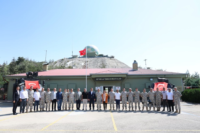 Şahin, Gaziantep Hava Radar Komutanlığı’nı ziyaret etti