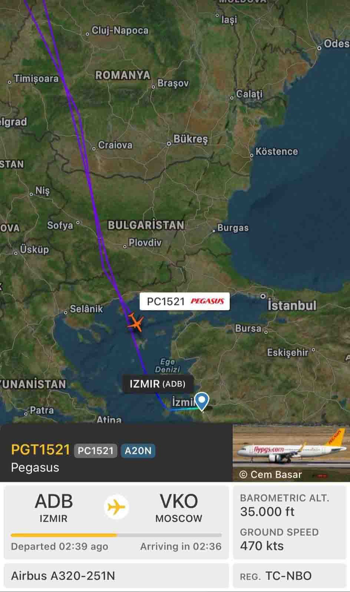 Zelenski'nin Rus Hava Sahası Tehdidi Sonrası Türk Uçakları Moskova Seferlerinden Geri Döndü, Antalya Uçağı...