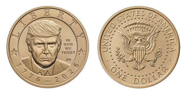 Trump'lı 1 Dolarlık Özel Madeni Para Satışa Çıktı