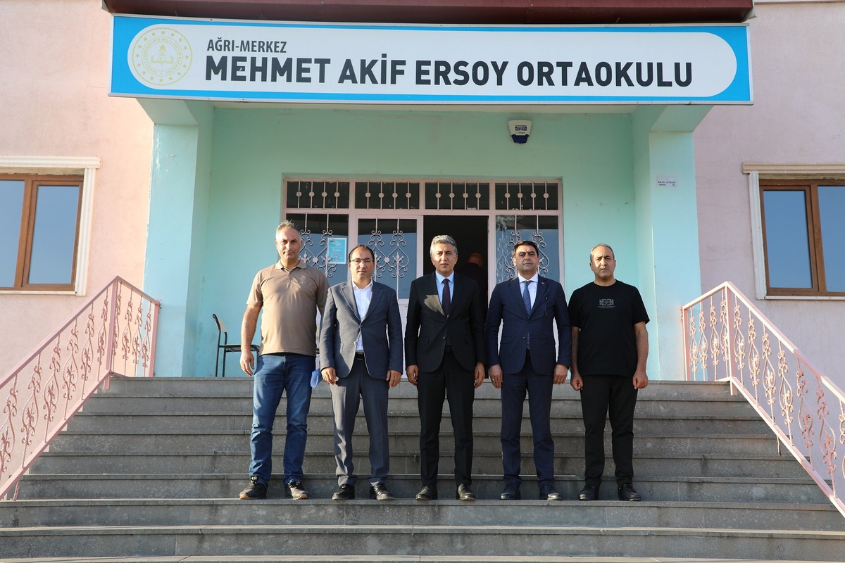 Ağrı'daki AGÂH Projesi kapsamında pilot okullar incelendi, spor alanları planlandı