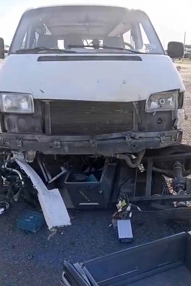 Aksaray'da minibüs ile moped çarpıştı, 5 yaralı