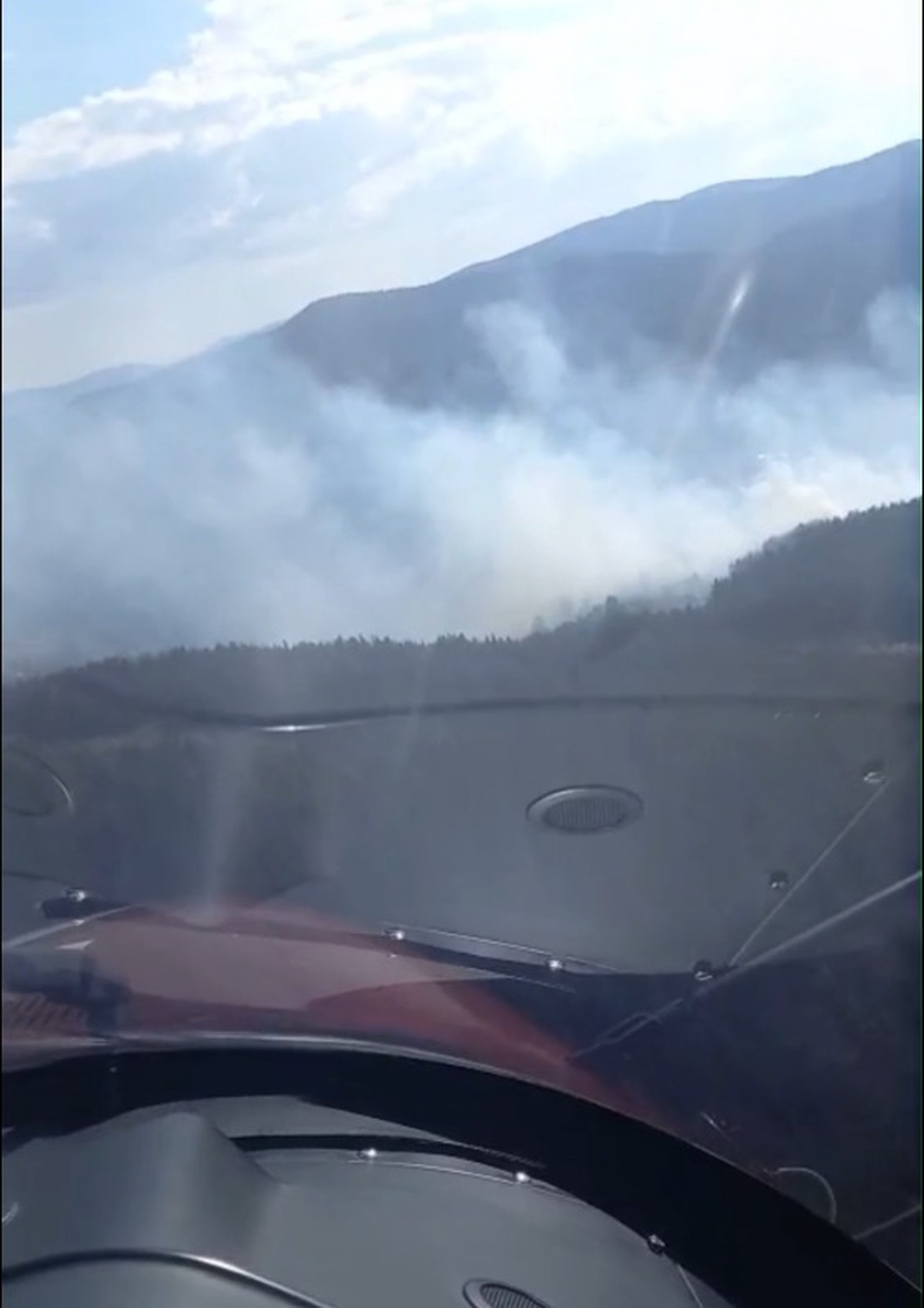 Bolu Gerede'de anız yangını ormana sıçradı; ekipler havadan ve karadan müdahale ediyor
