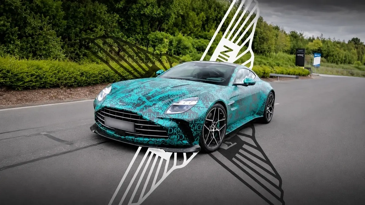 Aston Martin'in Porsche 911 GT3 rakibi agresif Vantage'ı Nürburgring'de görüntülendi