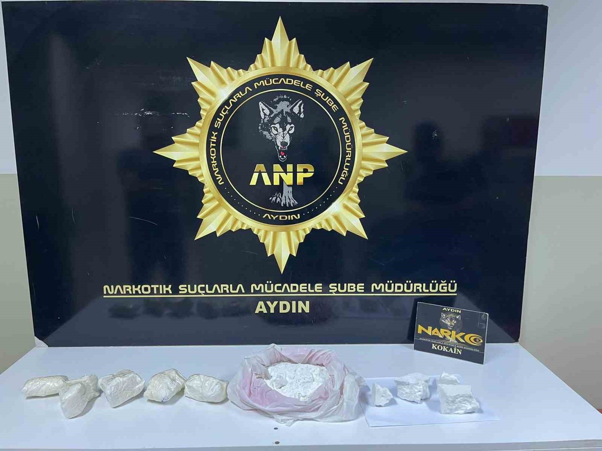 Aydın Sultanhisar'daki uyuşturucu operasyonunda 2 kilo 889 gram kokain ele geçirildi