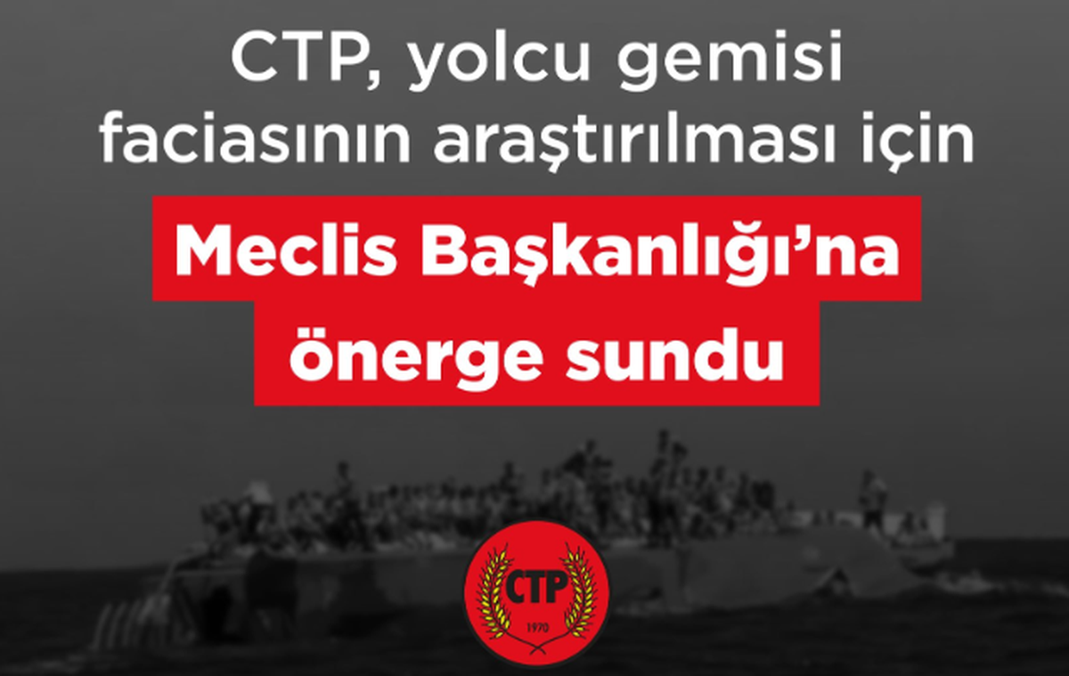 CTP, Filo Jet faciasının araştırılması için Meclis Araştırma Komitesi kurulmasını istedi
