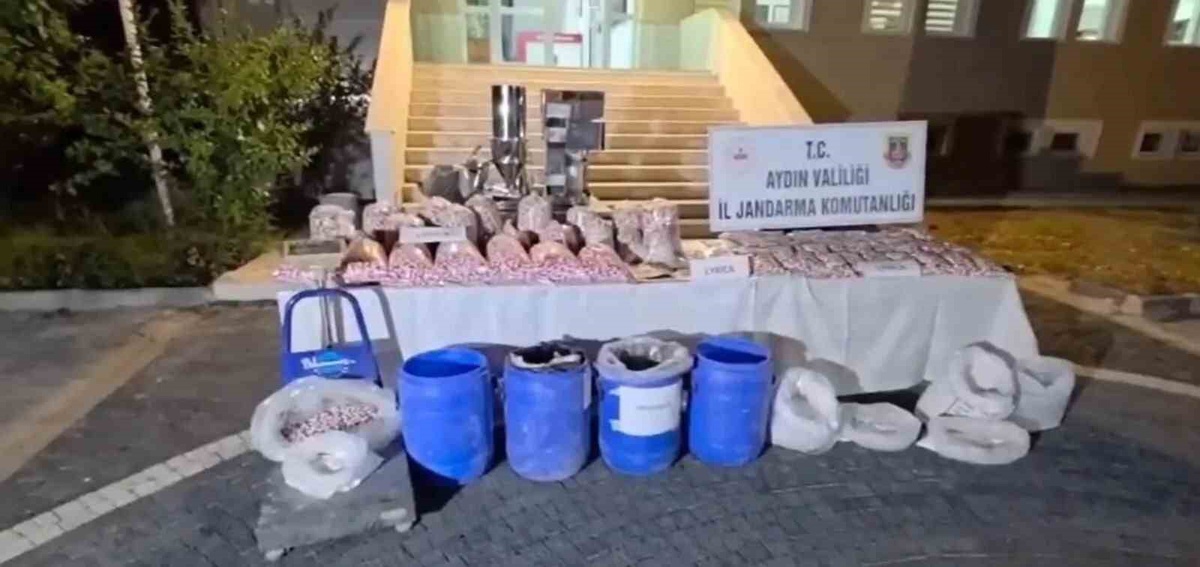 Didim'de 100 milyonluk uyuşturucu operasyonunda 5 kişi tutuklandı