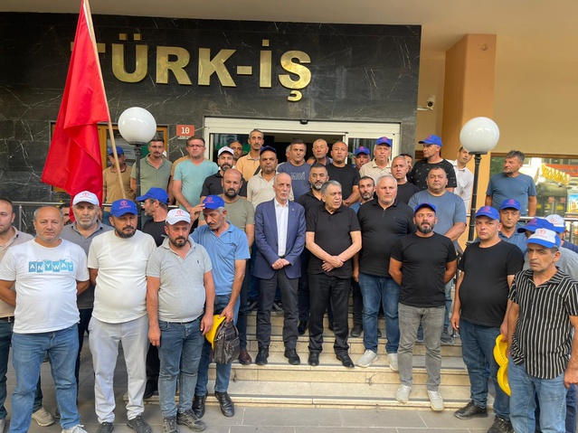 Doruk Madencilik işçilerinden TÜRK-İŞ Genel Başkanı Atalay'a teşekkür