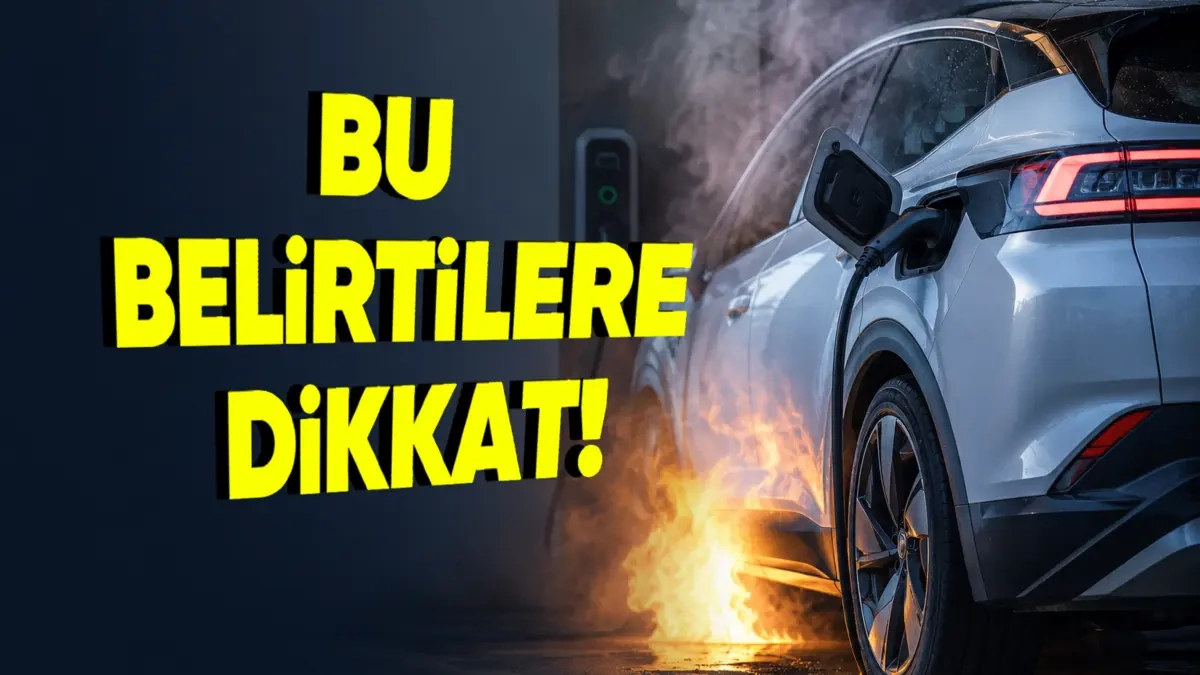 Elektrikli araçlarda yangın öncesi uyarı sinyalleri uzmanlarca sıralandı
