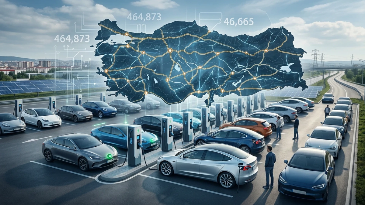 Türkiye'de 464 bin elektrikli araca karşılık şarj soketi 46 bin 665'te kaldı