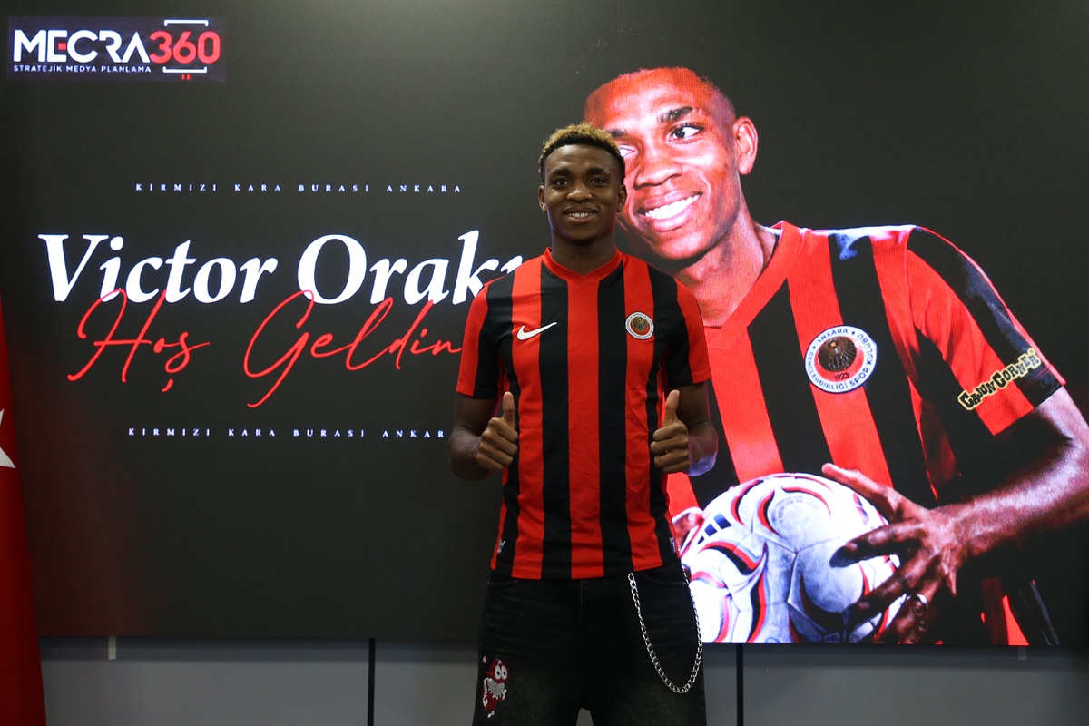 Gençlerbirliği, Nijeryalı forvet Victor Orakpo'yu sezon sonuna kadar kiraladı