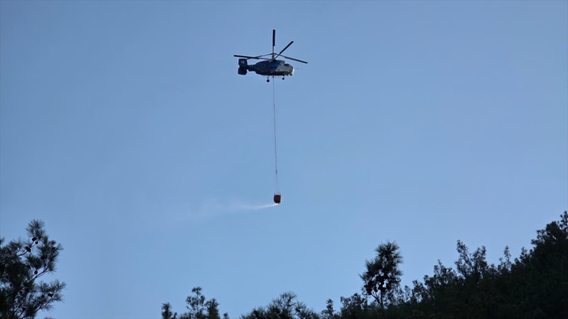 Hatay Hassa'da orman yangını ekiplerin müdahalesiyle söndürüldü