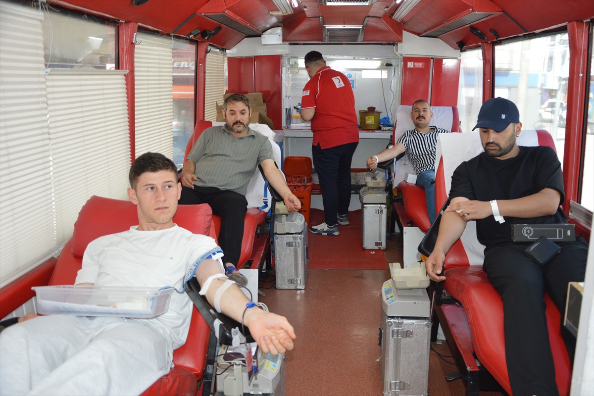 Havza'da Kızılay kan bağışı kampanyasında 2 günde 116 ünite toplandı