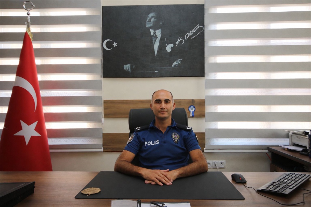 Kaş'ta görev değişimi, Emniyet Amiri Halil Kanlı ilçe müdürü oldu