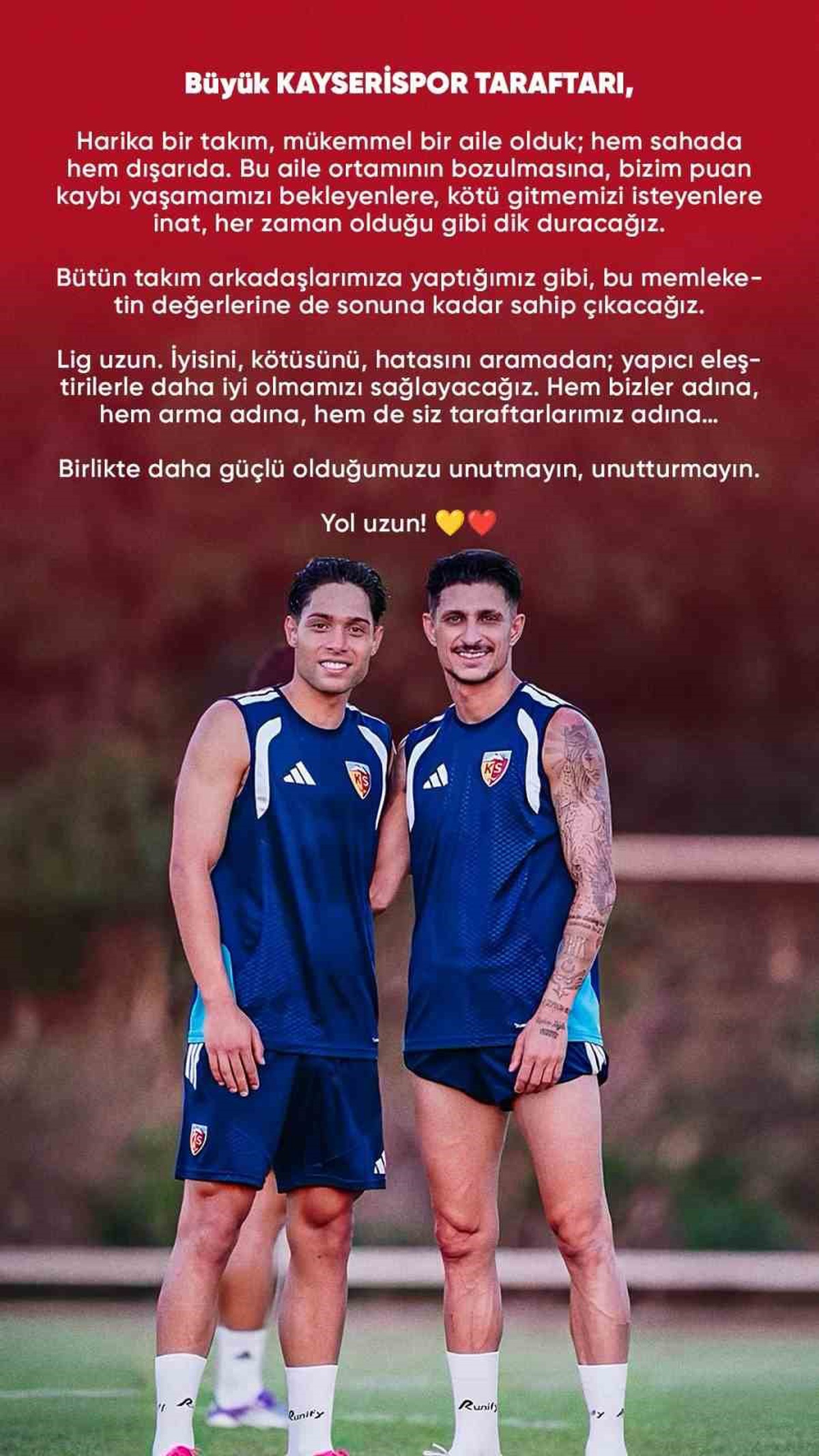 Kayserispor'da Benhur Keser, eleştirilen takım arkadaşı Talha Sarıarslan'a destek verdi