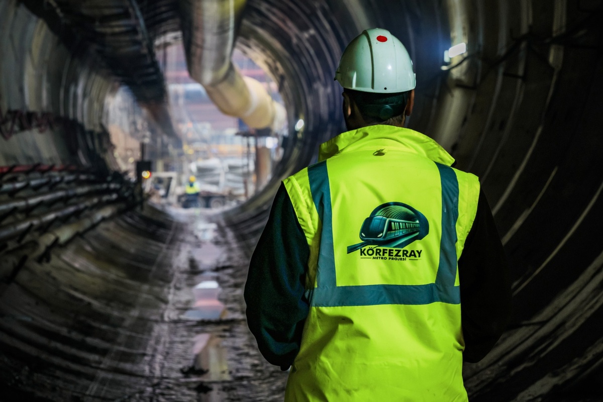 Körfezray Metro Projesi'nde 6 TBM ile 8 bin 278,5 metre tünel kazıldı