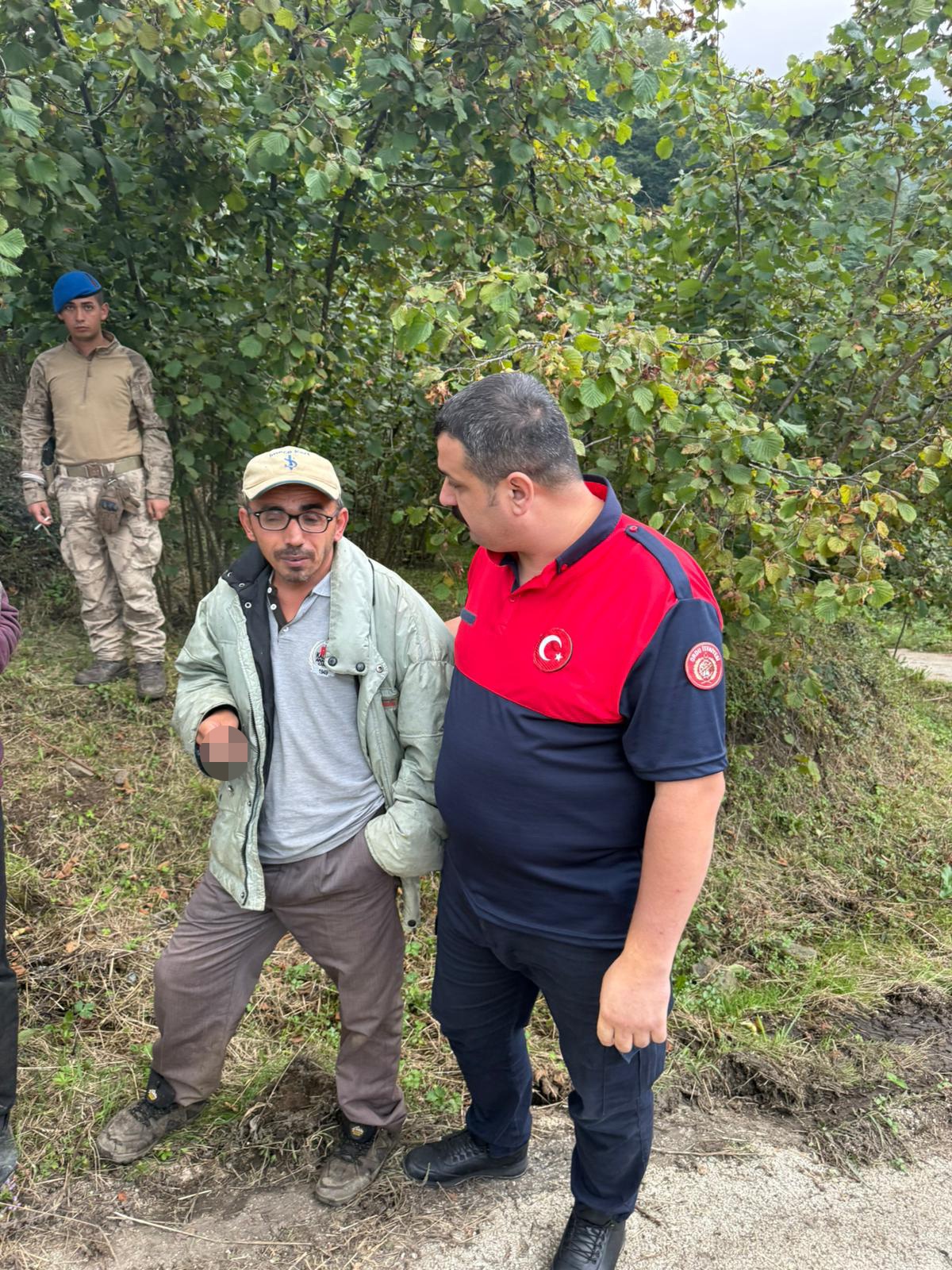 Ordu Kumru'da kaybolan Bayram Köse fındık bahçesinde sağ bulundu