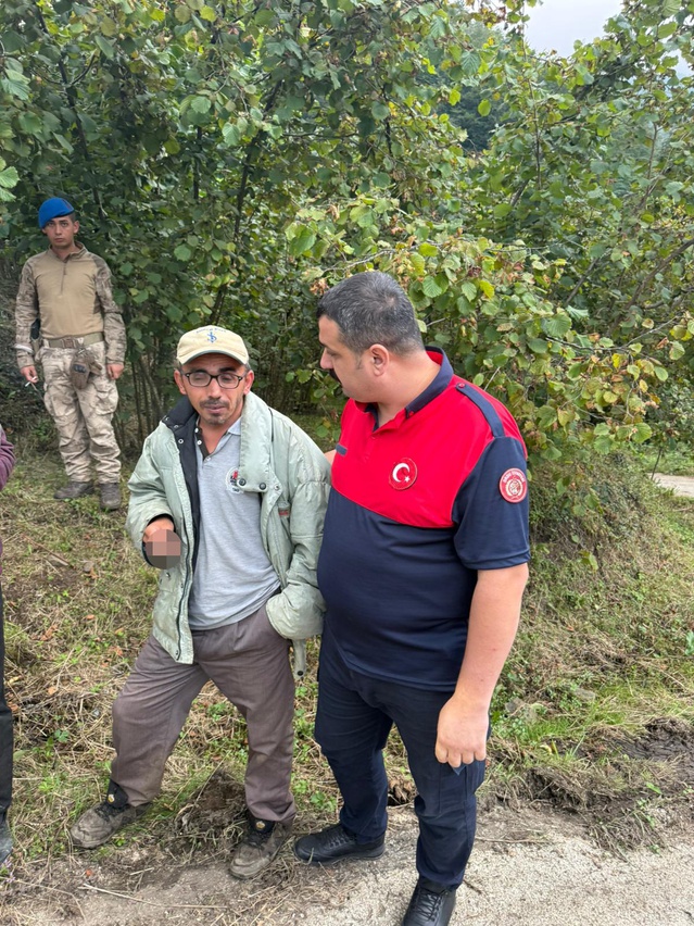 Ordu Kumru'da kaybolan Bayram Köse fındık bahçesinde sağ bulundu
