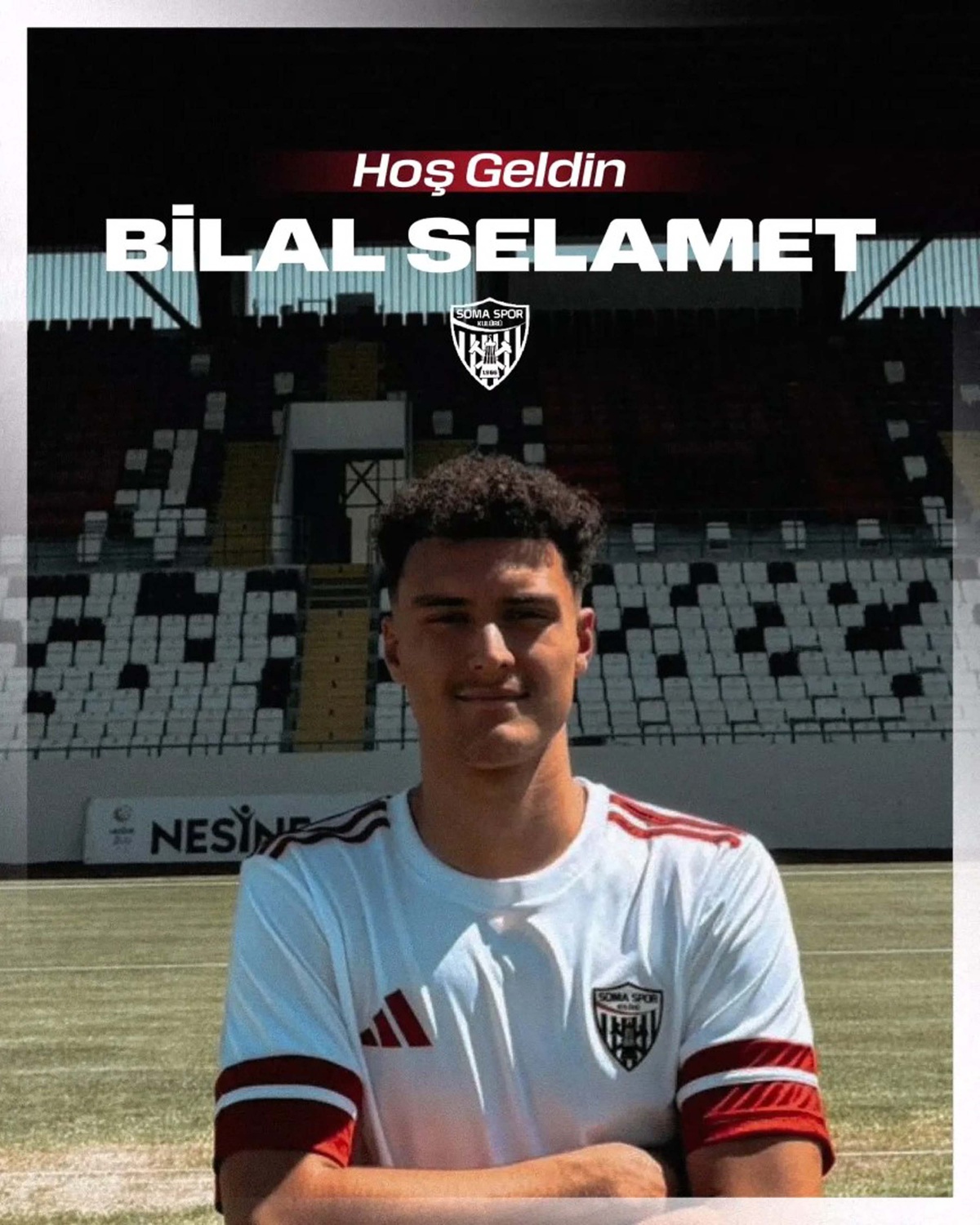 Somaspor, stoper Bilal Samet ile 3 yıllık sözleşme imzaladı