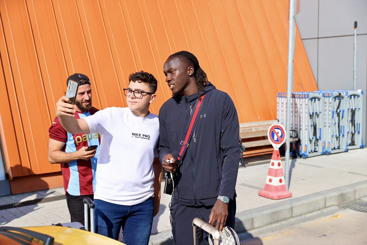 Trabzonspor'un yeni transferi Franculino Dju Trabzon'a geldi