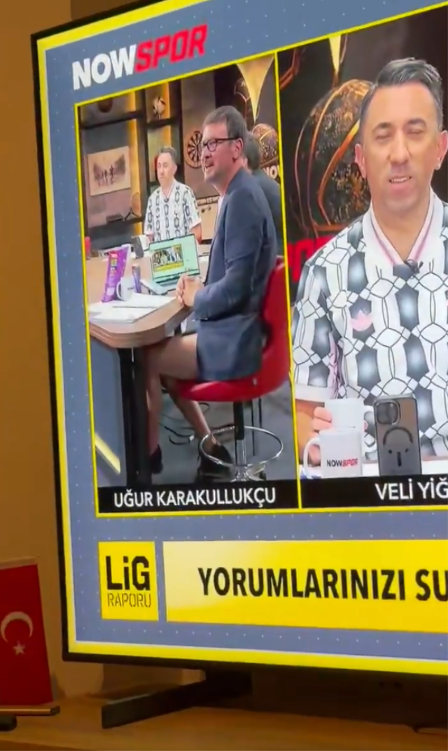 Ünlü sunucu fena yakalandı! Yayına iç çamaşırıyla çıkmış