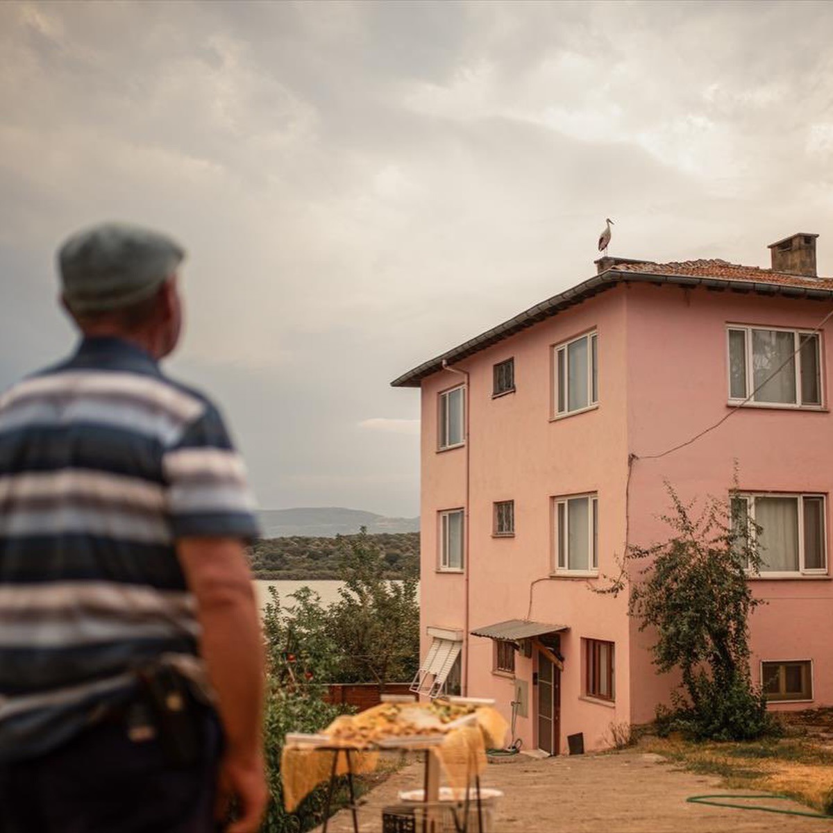 Yaren Leylek eşi Nazlı ile Bursa'daki yuvasından Afrika'ya göç yolculuğuna başladı