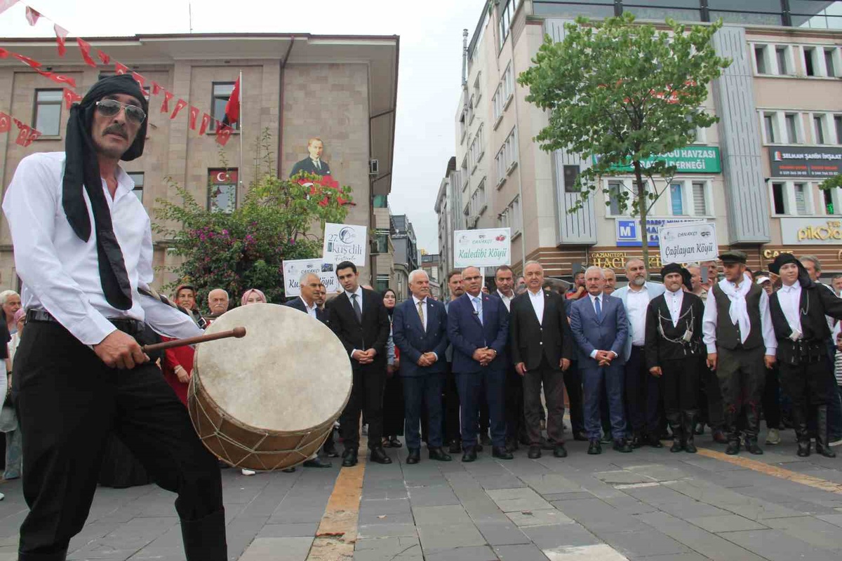 Giresun'da ıslık dili festivali tanıtım yürüyüşü yapıldı