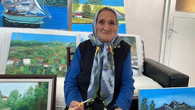 Ünlü ressamdan ilham aldı! 81 yaşında ikinci sergisini açıyor