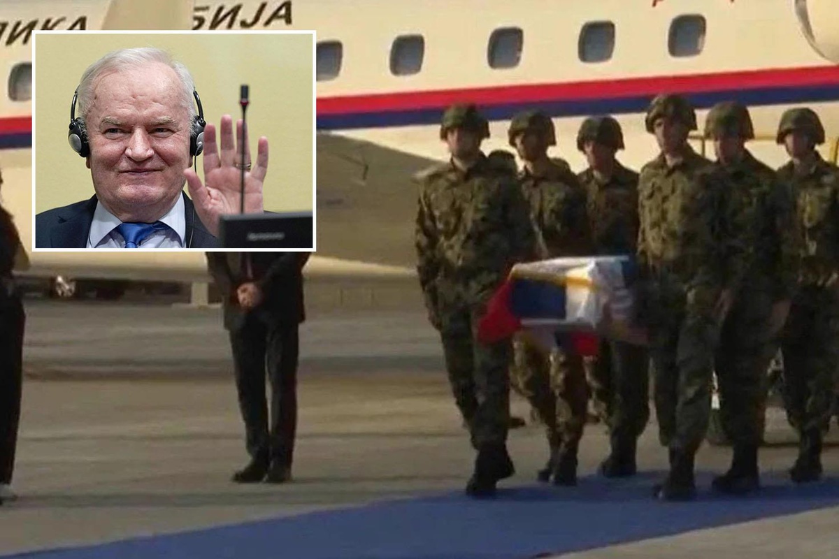 Soykırım suçlusuna askeri tören Avrupa\'yı ayağa kaldırdı