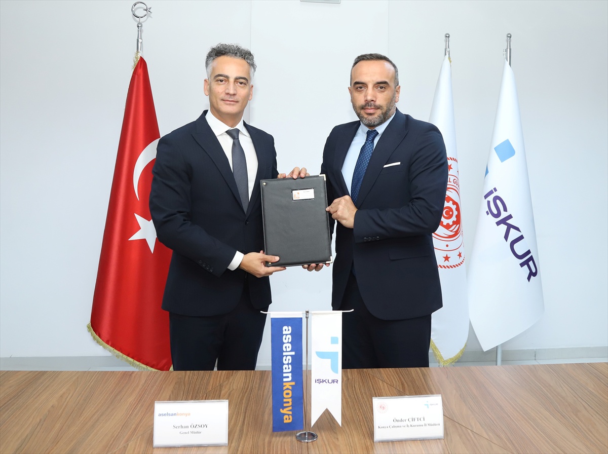 ASELSAN Konya ve İŞKUR, meslek lisesi mezunları için işbaşı eğitim protokolü imzaladı