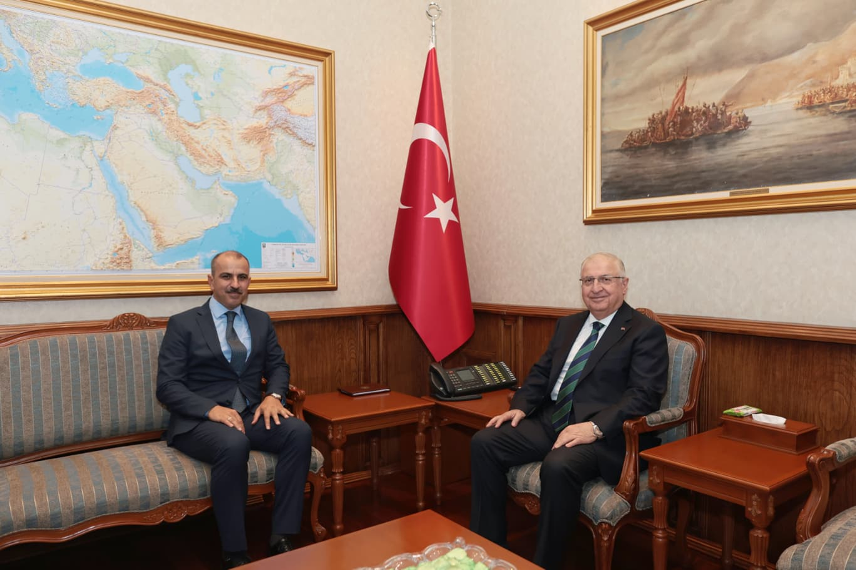 Bakan Güler, Katar Büyükelçiliği'ne atanan Caymazoğlu'nu kabul etti