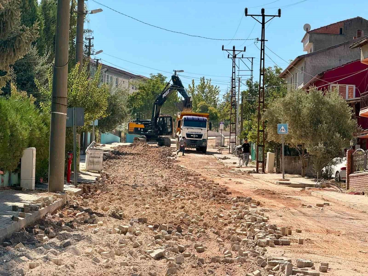 Bilecik Söğüt'te Akçakoca Caddesi'nde asfalt çalışmaları başladı