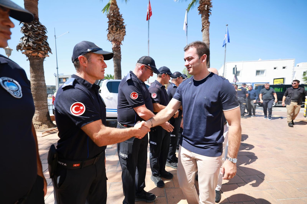 Bodrum Belediye Başkanı Mandalinci, Zabıta Haftası'nda ekipleri ziyaret edip teşekkür etti