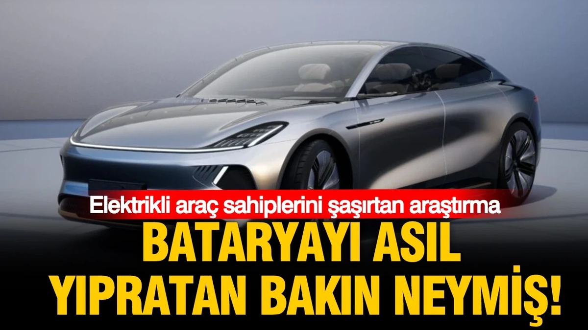 Elektrikli araçta batarya ömrünü model değil kullanım alışkanlıkları belirliyor