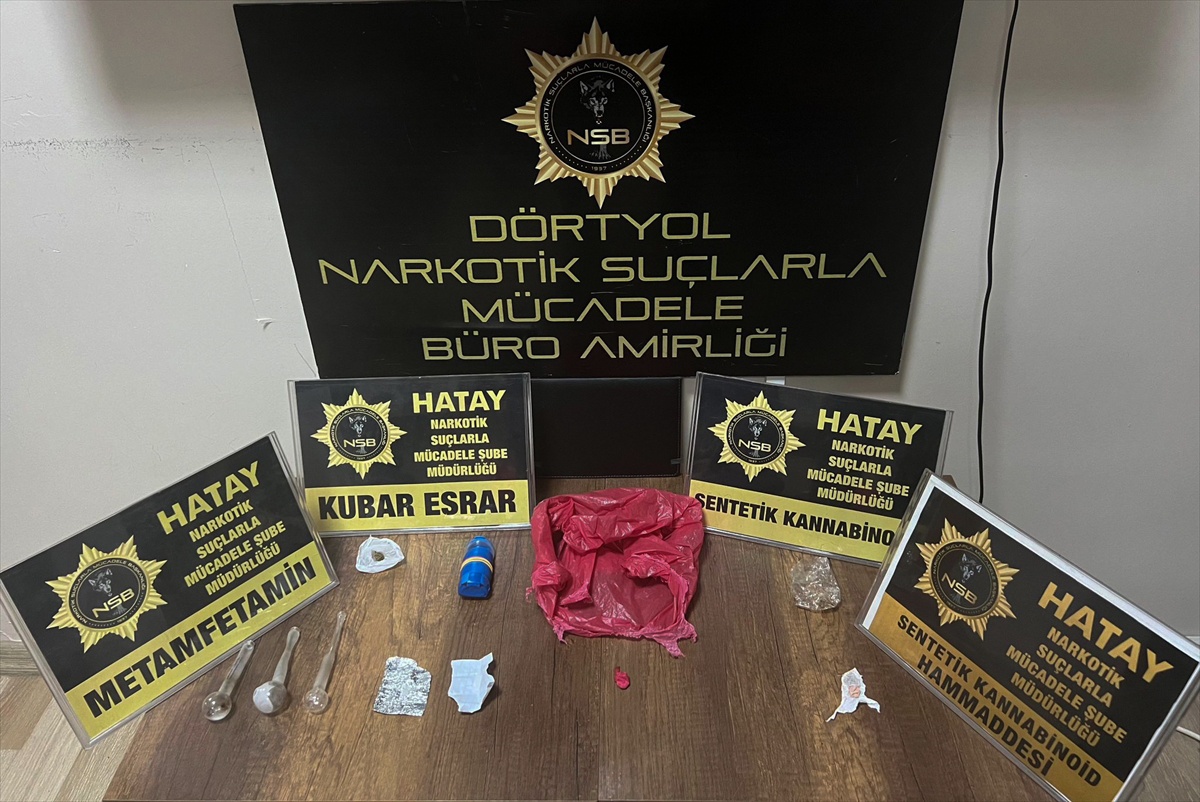 Hatay'da uyuşturucu operasyonunda gözaltına alınan 4 zanlı tutuklandı