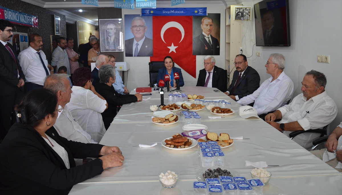 İYİ Parti Genel Başkan Yardımcısı Taş, Sinop\'ta emekliler için mücadele vurgusu yaptı