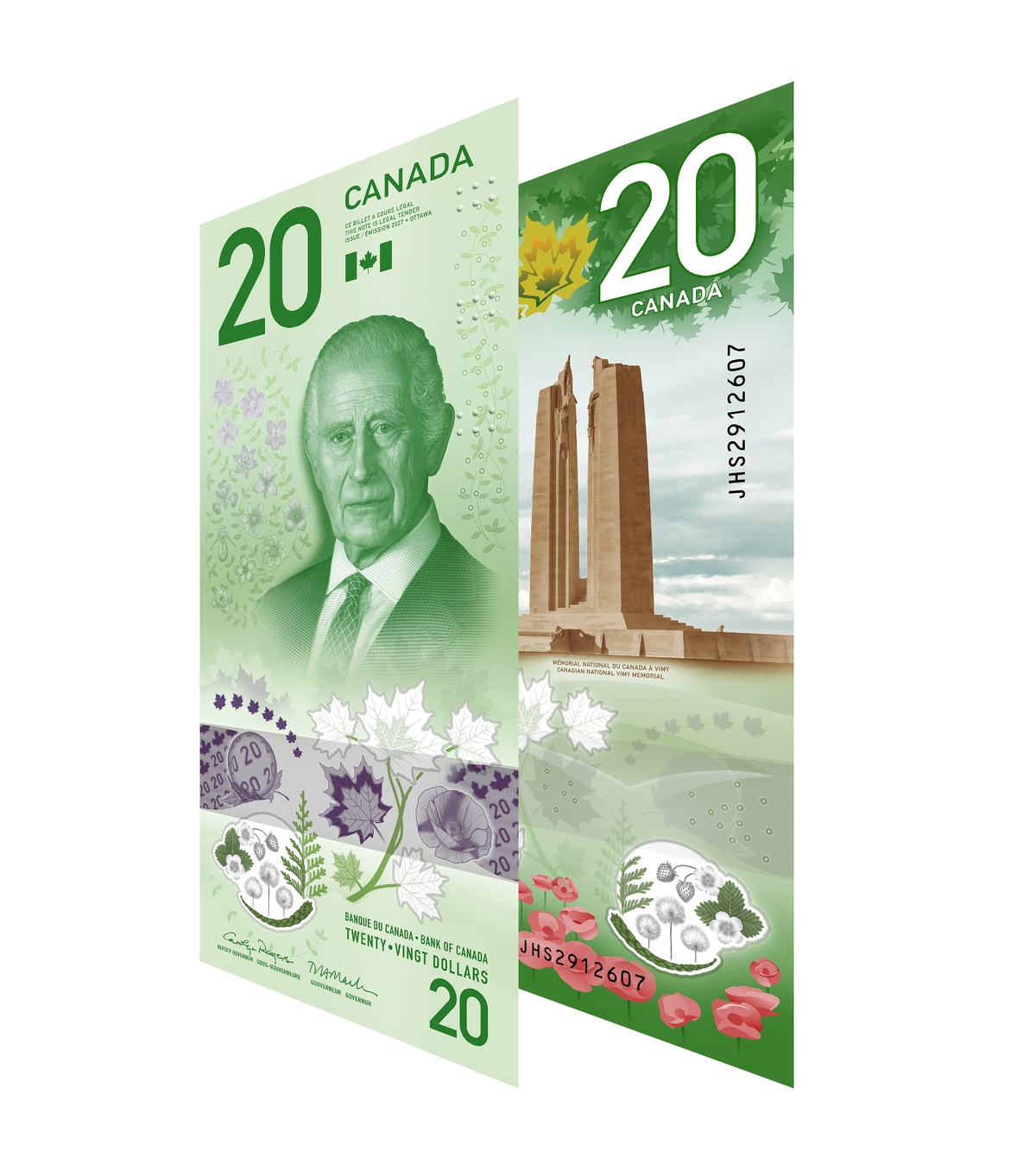 Kanada Merkez Bankası, Kral Charles portreli yeni 20 dolarlık banknotu tanıttı