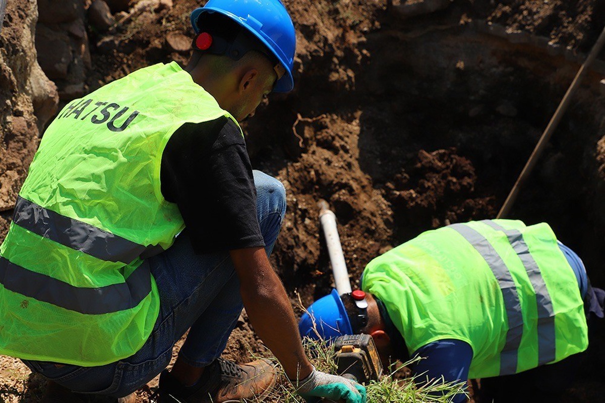Hatay Kırıkhan Karaçağıl'da içme suyu hattı yenilendi, yeni kuyu devreye alındı