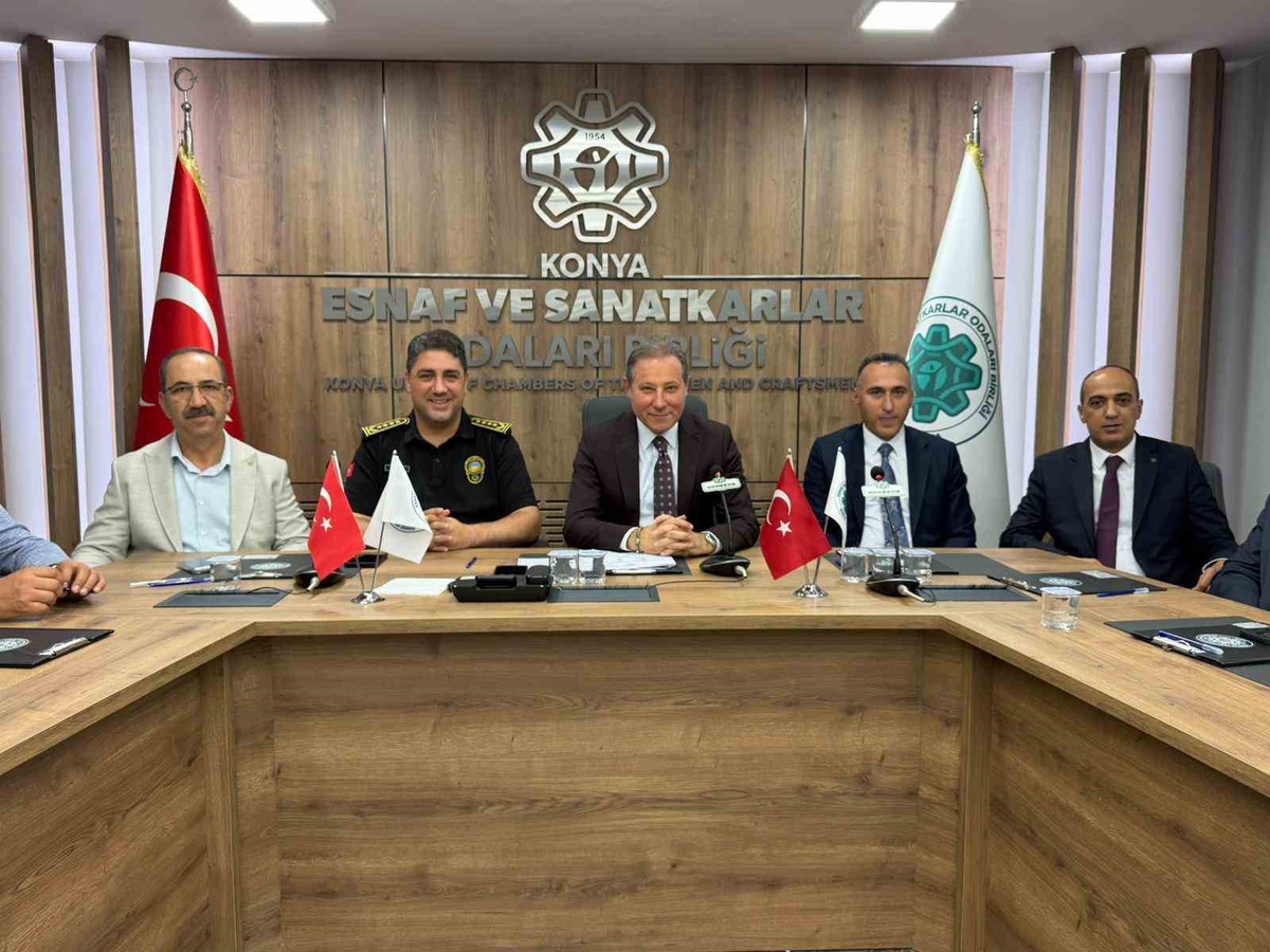 KONESOB'ta Zabıta Haftası kutlandı; Karabacak, zabıta ile iş birliği içinde olduklarını söyledi