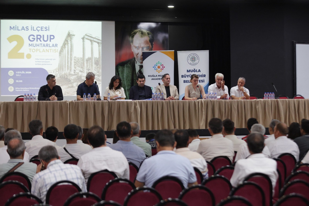 Muğla Büyükşehir Belediyesi Milas'ta 132 mahalle muhtarıyla toplantılarını tamamladı