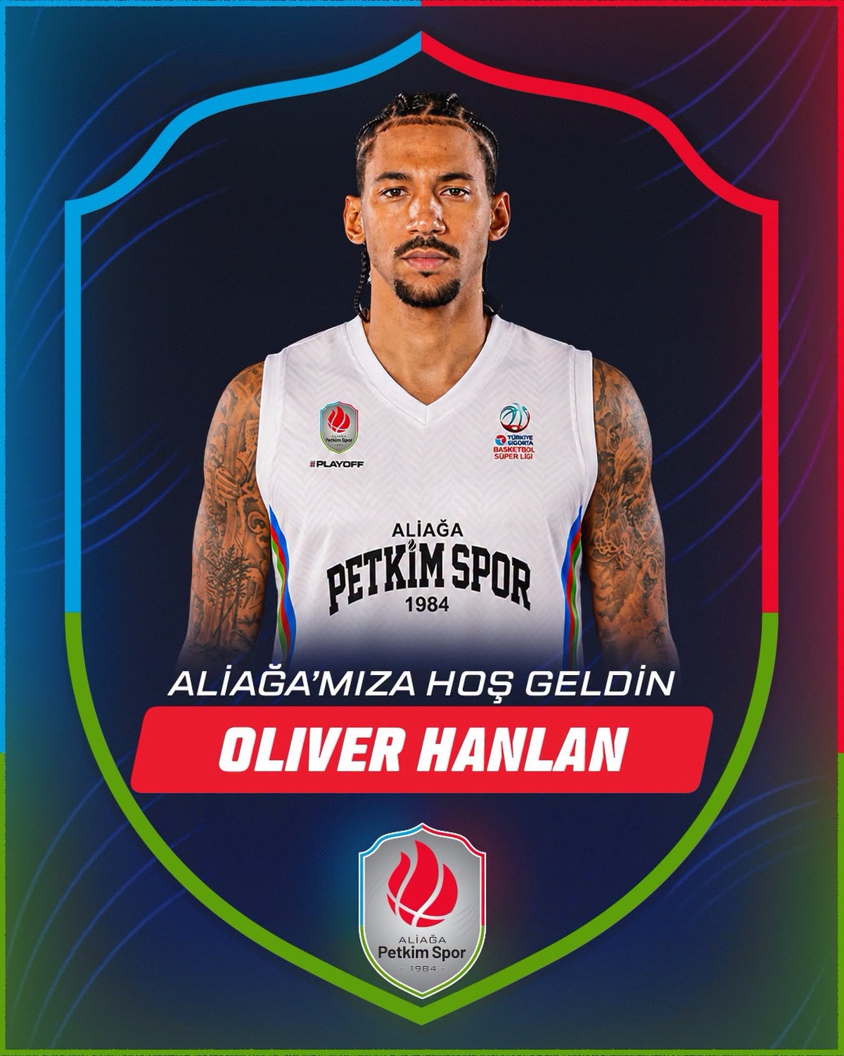 Petkimspor, eski Milli Takım oyuncusu Olivier Hanlan'ı kadrosuna kattı