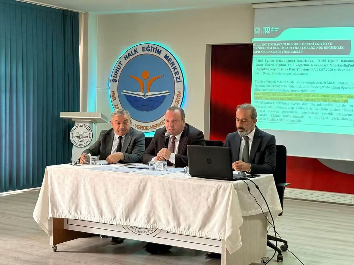 Şuhut'ta 2026-2027 eğitim yılı öncesi okul güvenliği toplantısı yapıldı