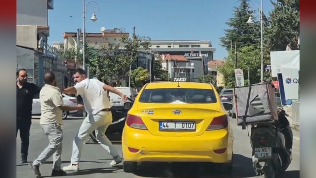 Malatya'da trafik kavgasında motokuryenin ehliyetine 60 gün el konuldu