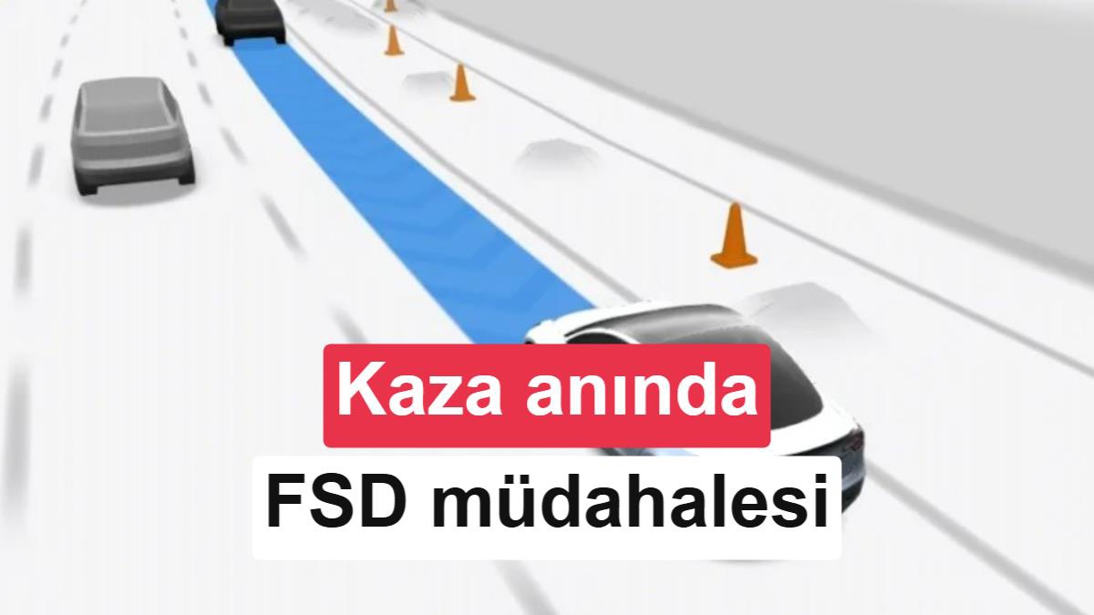 Tesla, manuel sürüşte devreye giren otomatik çarpışma önleme sistemini tanıttı