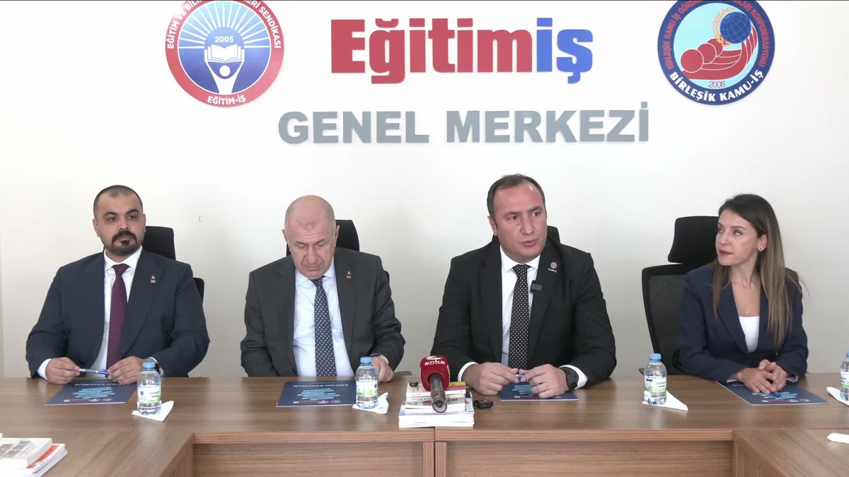 Özdağ'dan Eğitim-İş'e ziyaret: 'Eğitimde Zafer' programı öncesi görüşme