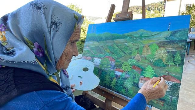 Ünlü ressamdan ilham aldı! 81 yaşında ikinci sergisini açıyor