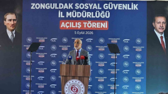 Bakan Işıkhan, Zonguldak'ta 122 milyonluk SGK binasının açılışını yaptı