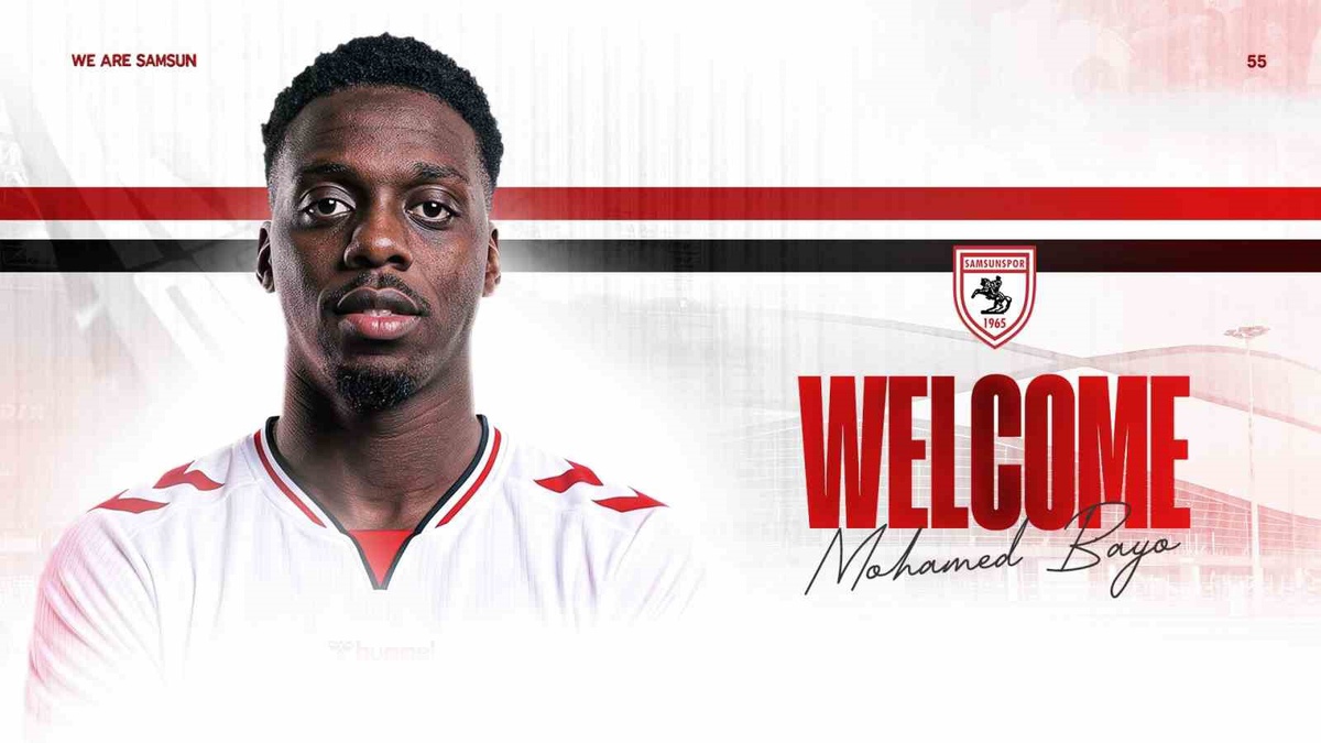 Samsunspor, Gineli forvet Mohamed Bayo ile 4+1 yıllık sözleşme imzaladı