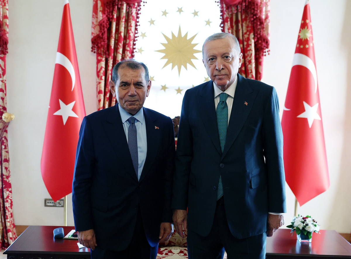 Erdoğan, Galatasaray Başkanı Özbek\'i Kabul Etti